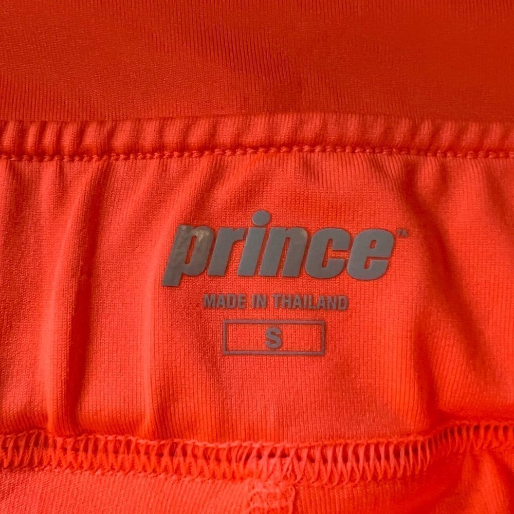 Prince neon orange skort. - Picture 3 of 7